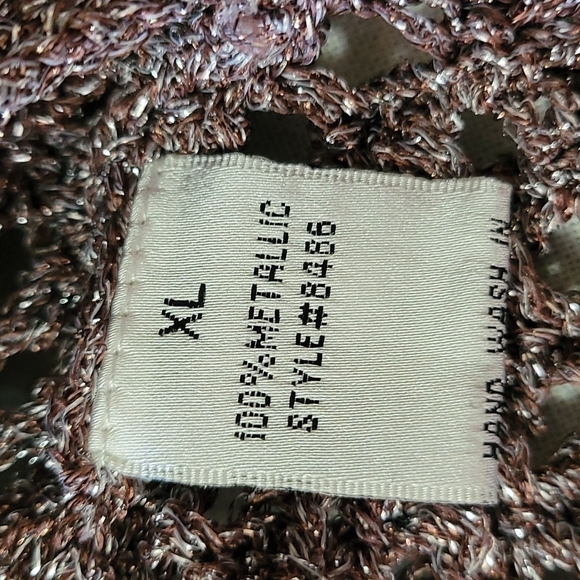 Avalin Women's Metallic  Sweater Size XL - Picture 7 of 10